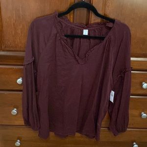 Old navy poet blouse NWT